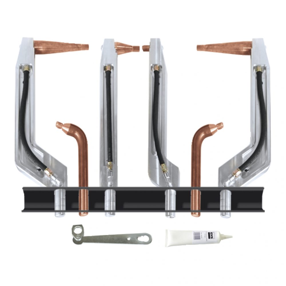 Набор 6 алюминиевых плечей : 2 X4A, 1 X4B, 1 X4C, 1 набор X2 + смазка + ключ для съема наконечников