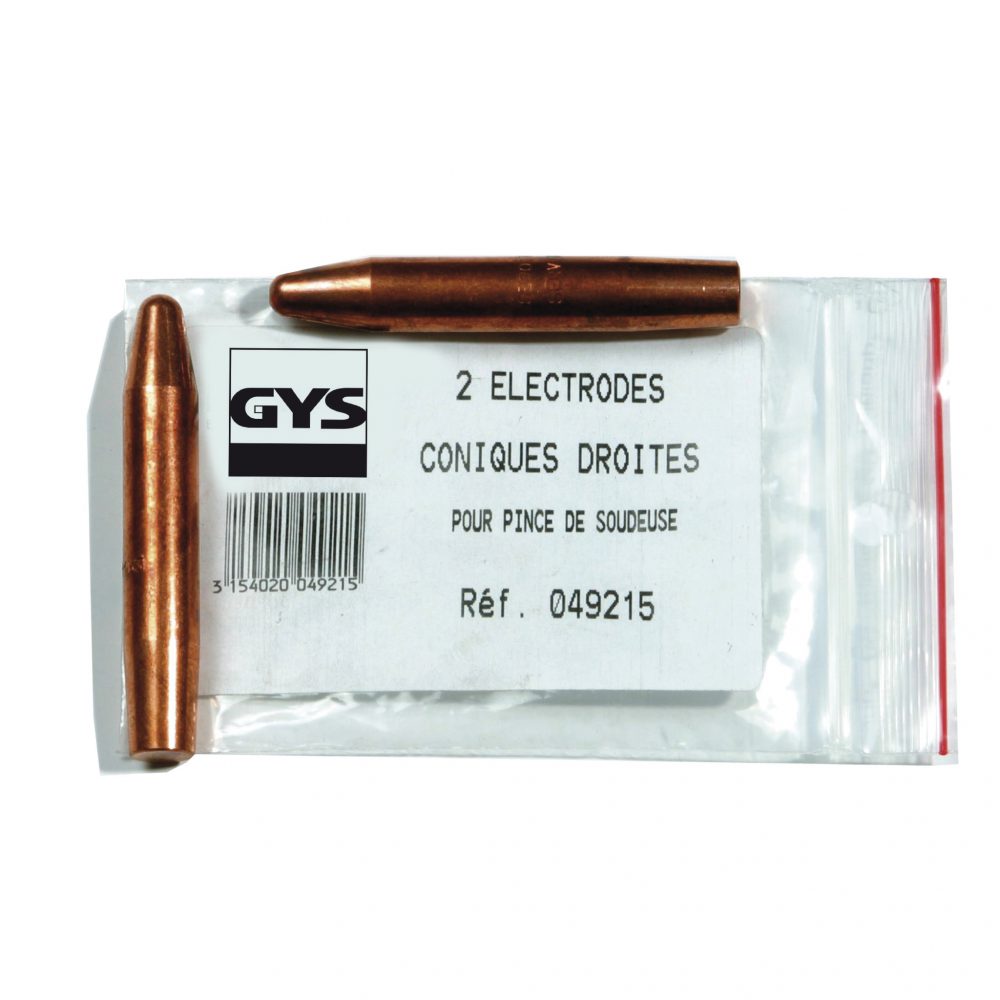 2 прямых конических электрода для GYSPOT 25 D и 32 D