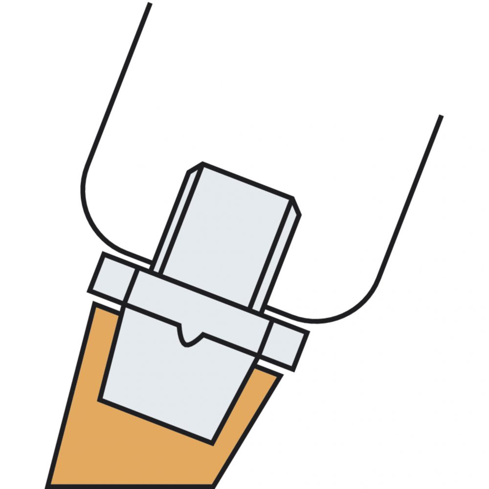 Набор из 2-х держателей для наконечников из латуни M10 для плеча X4