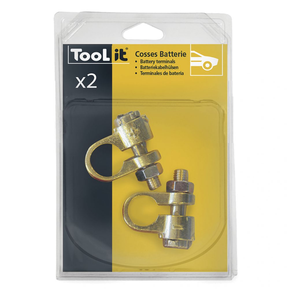 2 кабельных наконечника батареи (блистерная упаковка)